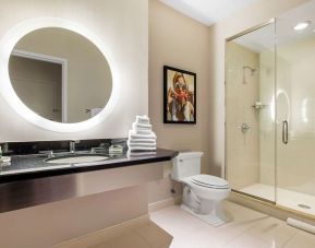 Private guest bathroom at The Chicago Hotel Collection - Magnificent Mile.