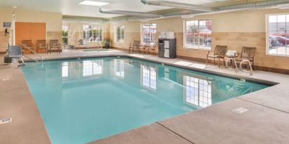 Refreshing indoor pool at Best Western Plus Mountain View Auburn Inn.
