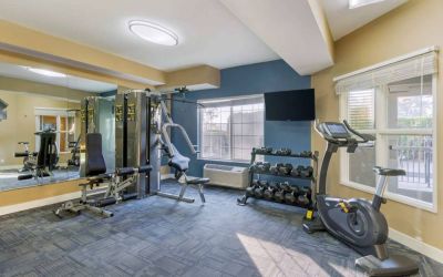 Fitness center available at Best Western Plus Mountain View Auburn Inn.