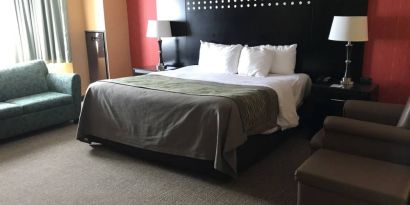 Day use room with sofa at Travelodge Absecon Atlantic City.