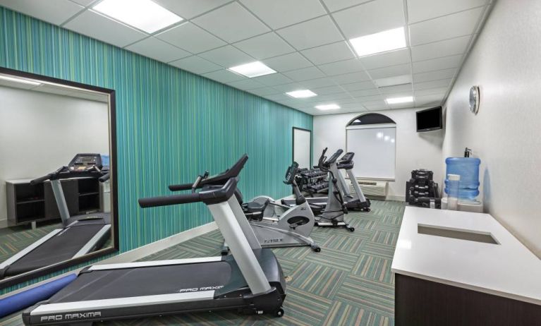 Fitness center available at Holiday Inn Express & Suites Shreveport South - Park Plaza.