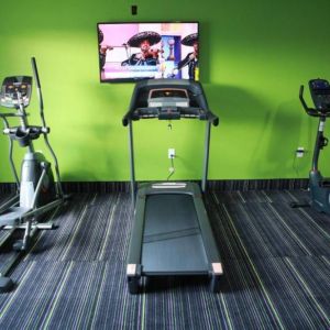 Fitness center available at Home Inn & Suites.