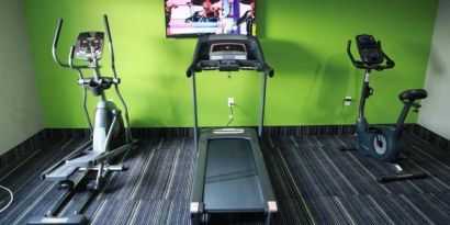 Fitness center available at Home Inn & Suites.