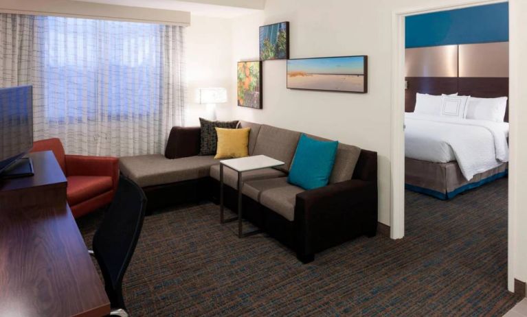 Day use room with living area at Residence Inn Fort Lauderdale Airport & Cruise Port.