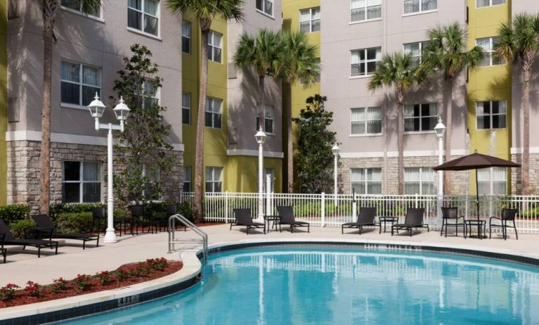 Refreshing outdoor pool at Residence Inn Fort Lauderdale Airport & Cruise Port.