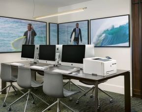 Dedicated business center with PC, printer, and internet at Stanford Court San Francisco.