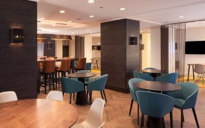 Dining and coworking space at Stanford Court San Francisco.