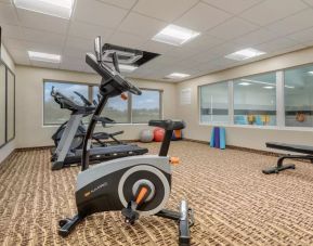 Well equipped fitness center at Comfort Inn & Suites Napanee.