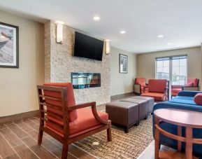Comfortable lounge and coworking space at Comfort Inn & Suites Napanee.