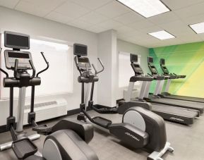 Well equipped fitness center at Holiday Inn Houston Intercontinental Airport.