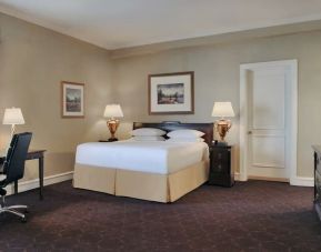 Delux king room with business desk at The Drake Hotel.