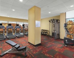 Well equipped fitness center at Courtyard Boston Cambridge.