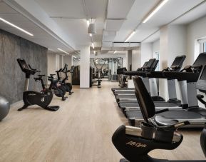 Well equipped fitness center at The Westin Philadelphia.