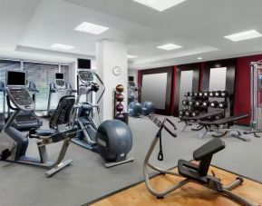 Well equipped fitness center at Hilton Garden Inn Washington DC / Georgetown Area.