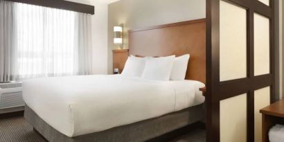 Day use room with natural light at Hyatt Place Portland Airport At Cascade Station.