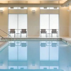 Refreshing indoor pool at Hyatt Place Portland Airport At Cascade Station.