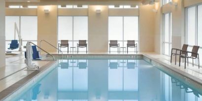 Refreshing indoor pool at Hyatt Place Portland Airport At Cascade Station.