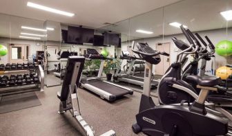 Fitness center available at Best Western Fort Lee.