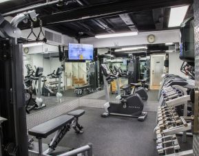 Well equipped fitness center at Circa 39 Hotel.