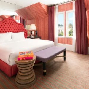 Day use room with work desk at Maison 140 Beverly Hills.