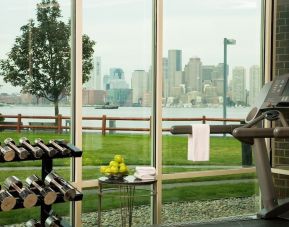 Well equipped fitness center at Hyatt Regency Boston Harbor - Logan Airport.