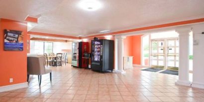 Lobby area at Relax Inn.
