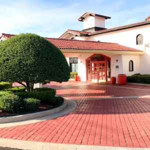 Hotel exterior at Relax Inn.