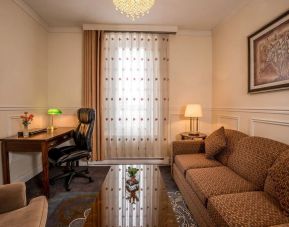 Day rooms equipped with business desk ideal for working remotely at Parc Suites Hotel.