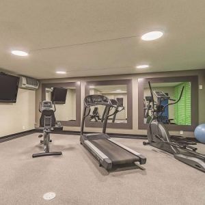Fitness center available at La Quinta Inn & Suites Cleveland Airport West.