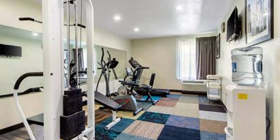 Fitness center available at Quality Inn Greenville I-30.