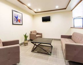 Lobby and coworking lounge at Quality Inn Greenville I-30.