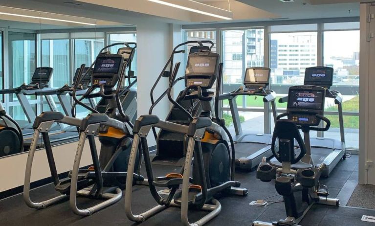 Fitness center available at Hotel Chauncey.