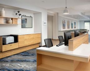 Dedicated business center with PC, printer, and internet at Fairfield Inn & Suites by Marriott Baltimore BWI Airport.