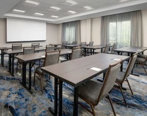 Professional meeting room at Fairfield Inn & Suites by Marriott Baltimore BWI Airport.