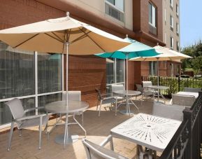 Lovely outdoor terrace area at Fairfield Inn & Suites by Marriott Baltimore BWI Airport.