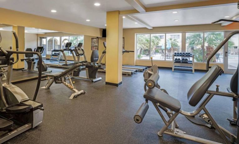 Fitness center at La Quinta Inn & Suites Tucson Reid Park.