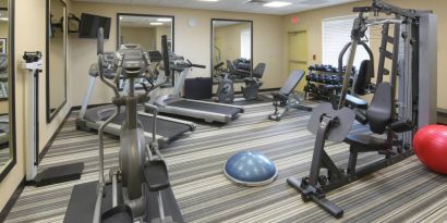 Fitness center available at Candlewood Suites Odessa.