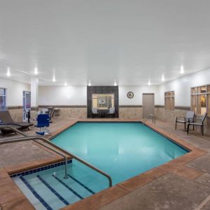 Refreshing indoor pool at AmericInn By Wyndham Sioux Falls North.