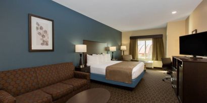 Spacious day use room at AmericInn By Wyndham Sioux Falls North.