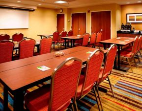 Professional meeting room at Fairfield Inn East Rutherford Meadowlands.