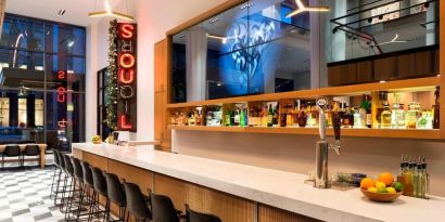 Hotel bar at Le Méridien Columbus, The Joseph.