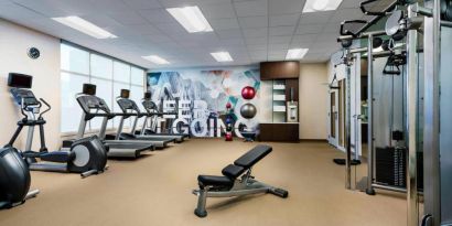 Fitness center at Springhill Suites By Marriott Belmont / Redwood Shores.