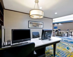 Well equipped business center at Homewood Suites By Hilton Dallas-Lewisville.