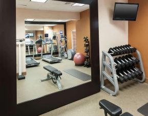 Fitness center at Homewood Suites By Hilton Miami Airport-Blue Lagoon.