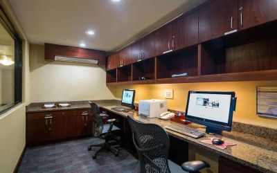 Dedicated business center at Hilton Garden Inn New York/Tribeca.
