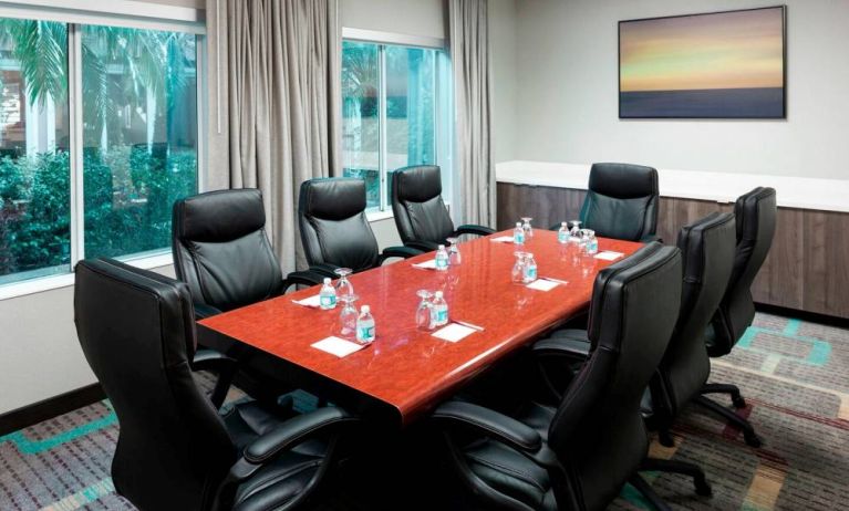 Meeting room at Fairfield Inn By Marriott Santa Clarita Valencia.
