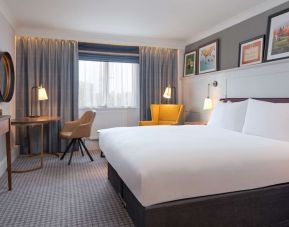 Delux king room with natural light at DoubleTree By Hilton Stoke On Trent.