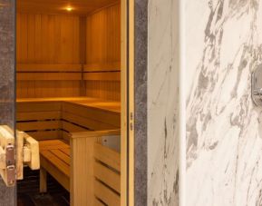 Sauna and spa available at DoubleTree By Hilton Stoke On Trent.