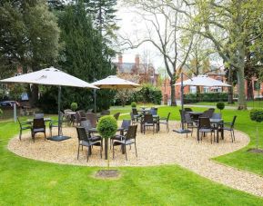 Lovely outdoor garden at DoubleTree By Hilton Stratford-upon-Avon.