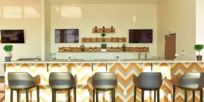 Hotel bar at Wyndham Garden North Bergen Near Secaucus.